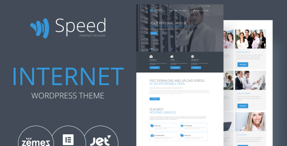 интернет тема с elementor builder wordpress theme