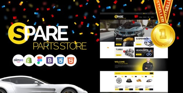 автозапчасти shopify тема