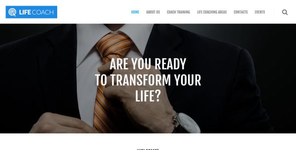 life coach отзывчивая тема wordpress