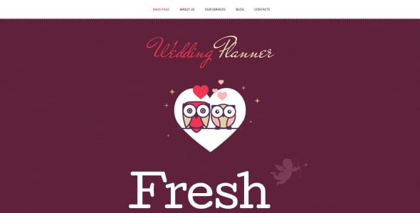 свадебный планировщик wordpress тема