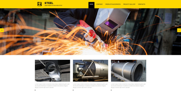 шаблон steelworks moto cms 3