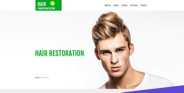 шаблон hair clinic moto cms 3