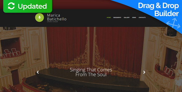 шаблон singer moto cms 3
