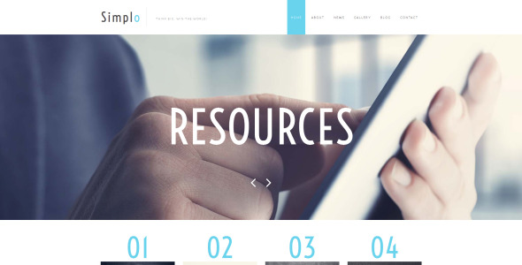 шаблон business &amp; services moto cms 3