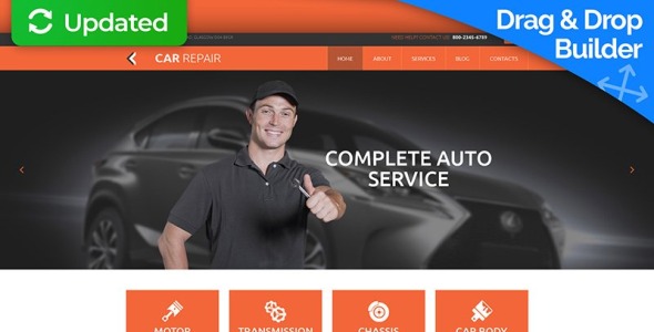 ремонт автомобилей moto cms 3 шаблон
