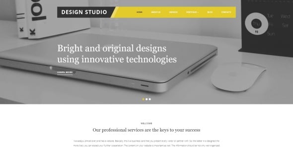 дизайн студия wordpress тема
