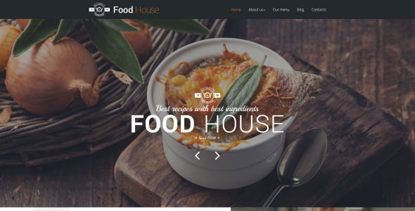 шаблон food house drupal