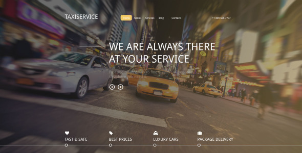 taxiservice drupal шаблон