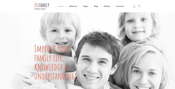 шаблон big family joomla