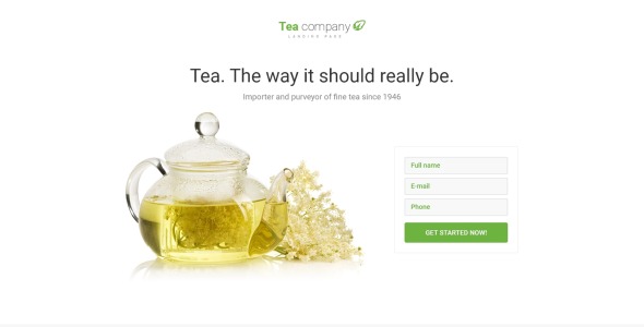drink store чистый html шаблон целевой страницы