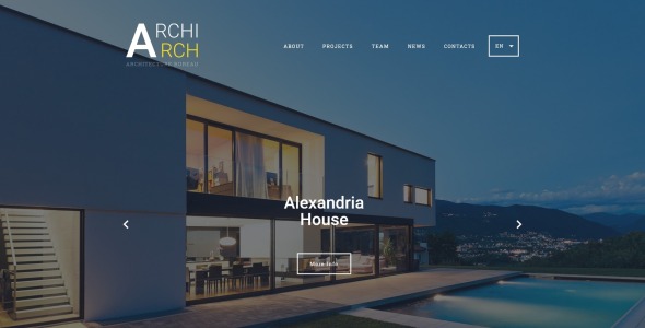 шаблон сайта archiarch