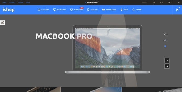 тема компьютерного магазина prestashop