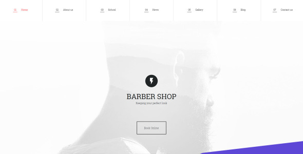 парикмахерская moto cms 3 шаблон