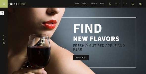 винный тон тема prestashop
