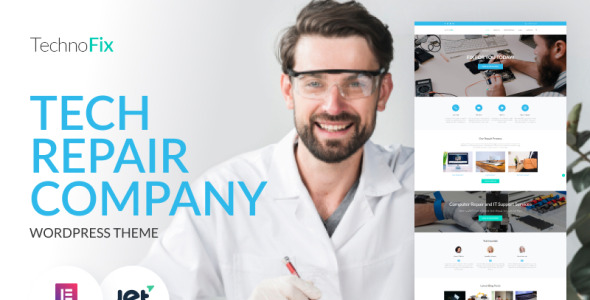 tech repair company адаптивная тема wordpress