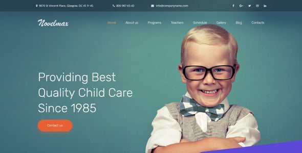 шаблон primary school premium moto cms 3