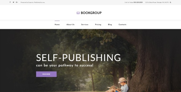 книгоиздание wordpress тема