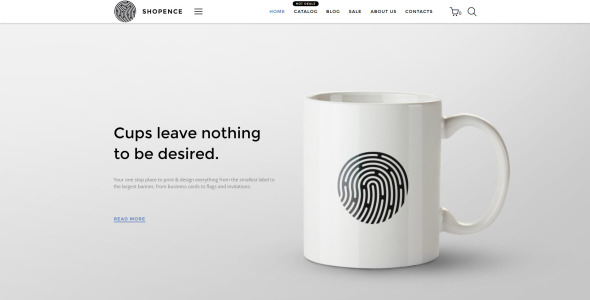 типография и полиграфическая компания shopify theme