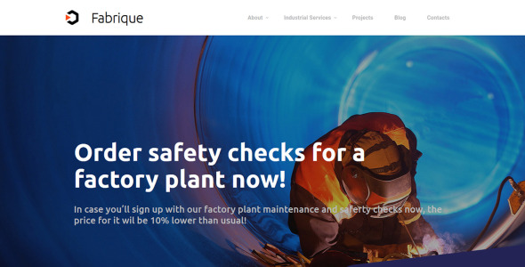 шаблон industrial web moto cms 3