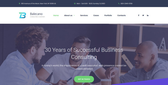 finance &amp; consulting premium moto cms 3 шаблон
