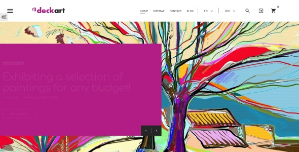 deckart отзывчивая тема prestashop