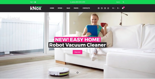 тема knox prestashop