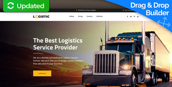 шаблон целевой страницы moving company motocms 3