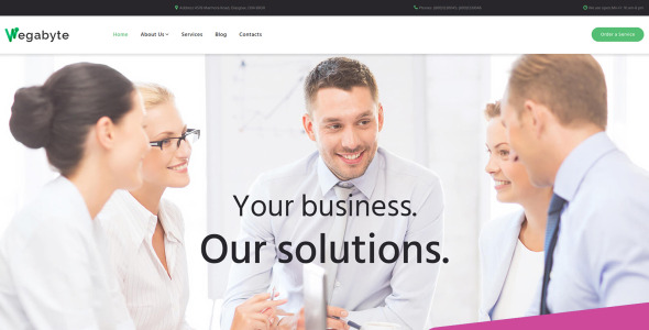 it консалтинг moto cms 3 шаблон