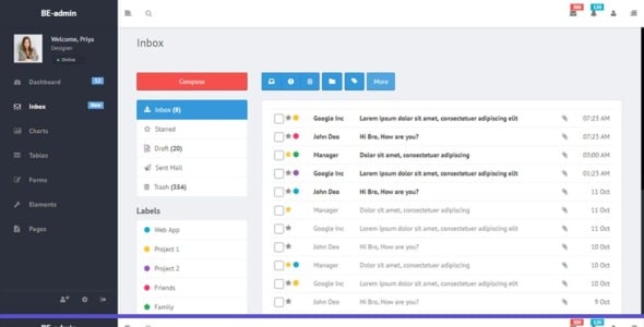 шаблон администратора bootstrap