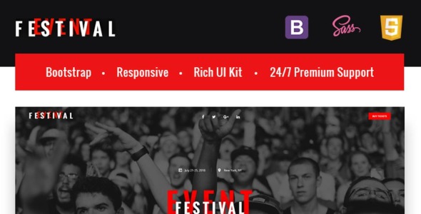 адаптивный шаблон целевой страницы html5