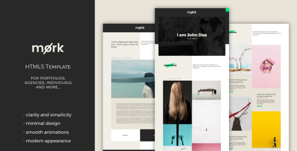 минимальный шаблон сайта html5