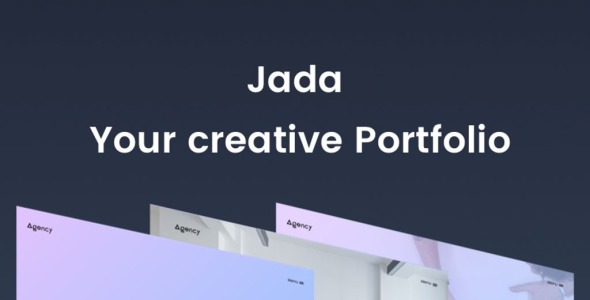 шаблон сайта креативного портфолио