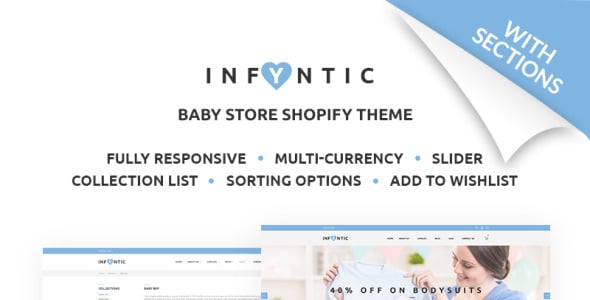 спокойный интернет магазин детской одежды тема shopify