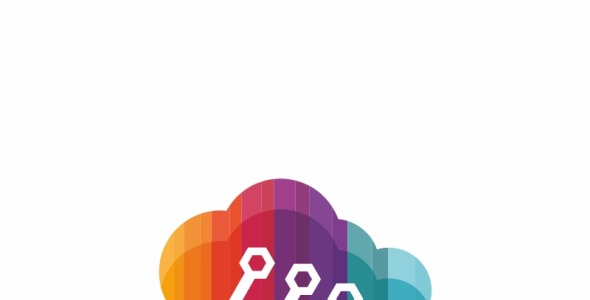 Шаблон логотипа на тему графика