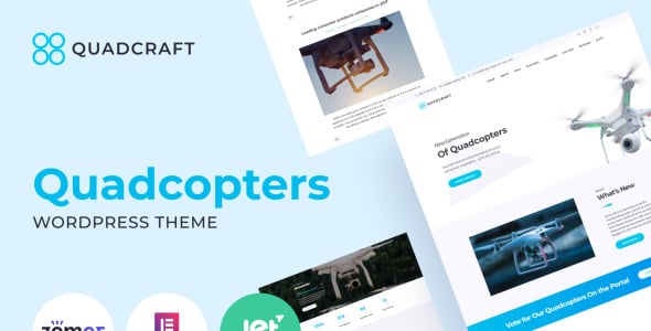 drone startup wordpress тема