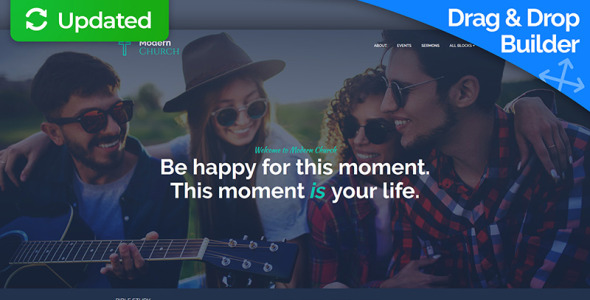 религиозный шаблон целевой страницы motocms 3