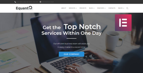 Бизнес-Консалтинг wordpress elementor theme