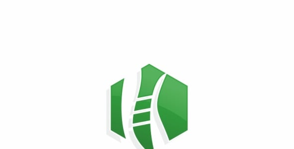 Шаблон логотипа на тему графика