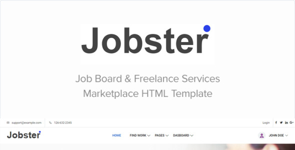 шаблон сайта job board
