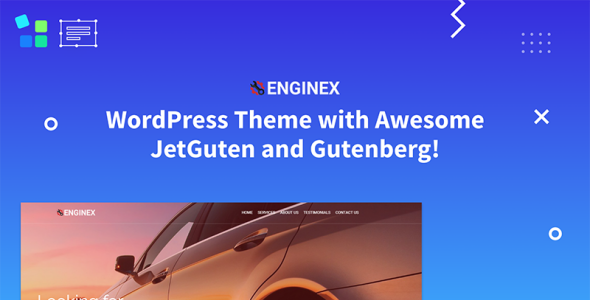 ремонт автомобилей gutenberg wordpress тема