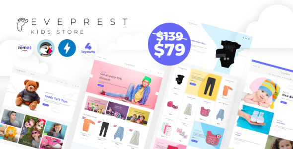 детский магазин prestashop тема