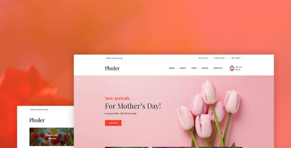 тема цветочного магазина woocommerce