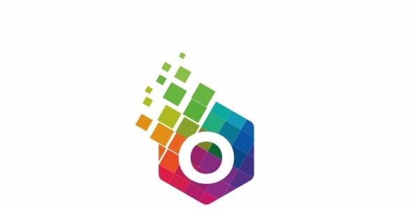 Шаблон логотипа на тему графика
