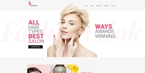 салон красоты wordpress elementor theme