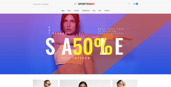 спортивный магазин elementor woocommerce theme