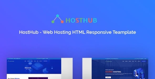 Web Hosting Website Template