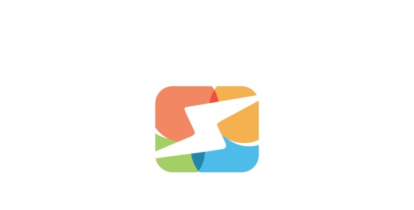Шаблон логотипа на тему графика