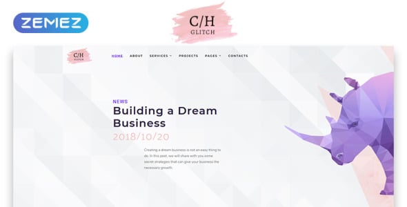 бизнес многостраничный html5 шаблон сайта