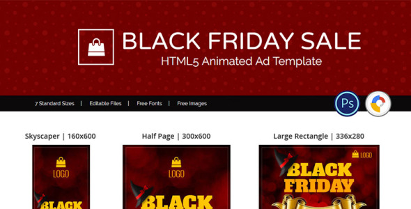 Animated Banner на тему графика