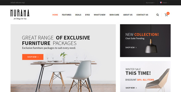 отзывчивая и настраиваемая тема magento